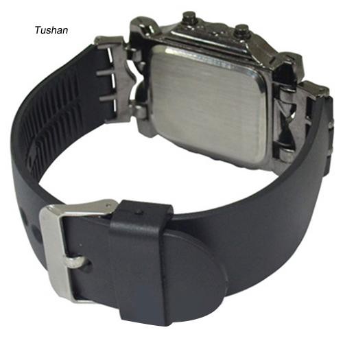 Đồng hồ đeo tay màn hình hiển thị LED dây đeo bằng nhựa thời trang cho nam nữ | BigBuy360 - bigbuy360.vn