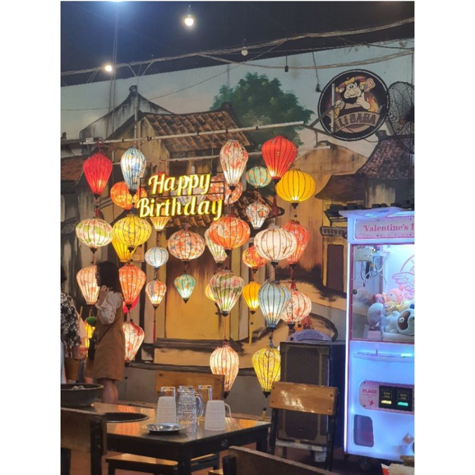 COMBO 25 Chiếc Đèn Lồng Hội An 30Cm Dáng Tỏi Siêu Rẽ Vãi Phi 3D, Trang Trí Ngoài Trời, Quán Cafe, Nhà Hàng, Khách Sạn