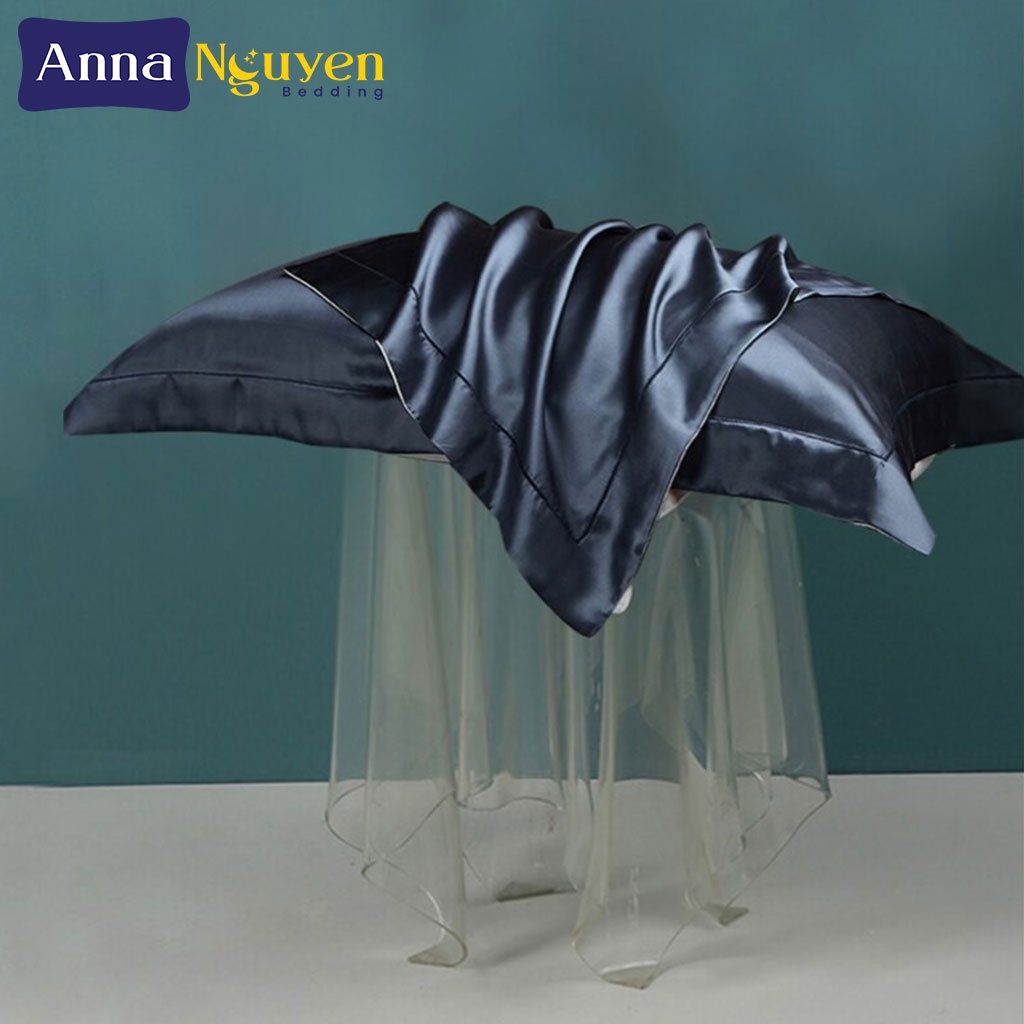 Vỏ Áo Gối Nằm 50cmx70cm Phi Lụa Anna Nguyễn Gối Dành Cho Tóc Và Da Cả Hai Mặt Lụa Giường Gối