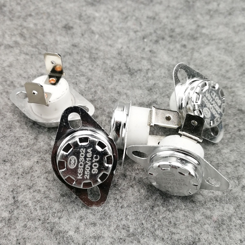 Công Tắc Điều Khiển Nhiệt Độ Bằng Gốm ksd302 16a 250v 40 45 60 90 100 Độ