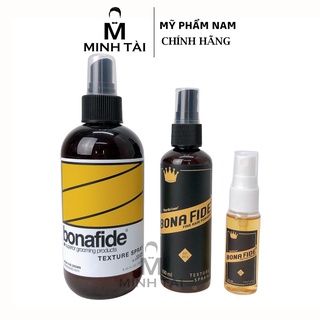 Xịt Tạo Phồng Pre-Styling BONA FIDE Texture Spray 250ml