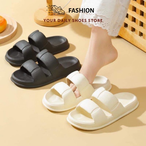 Dép bánh mì nữ, dép CHAO độn đế siêu dẻo siêu nhẹ chất liệu EVA cao cấp size từ 36-41 dáng cute dễ thương