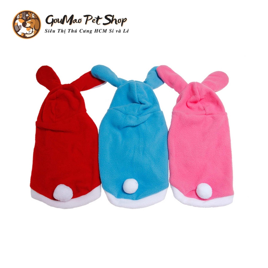[Giá hủy diệt] Áo hoodie tai thỏ cho chó - GOUMAO PET