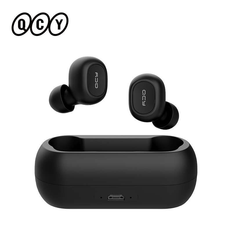 Tai nghe nhét tai không dây QCY T1C kết nối bluetooth 5.0 giảm tiếng ồn hỗ trợ điều tùy chỉnh qua ứng dụng