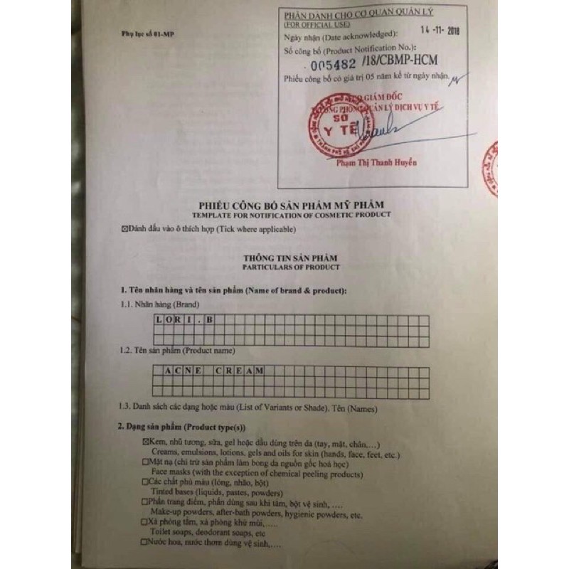 Kem Mụn LoriB Tặng SRM 5ml | BigBuy360 - bigbuy360.vn