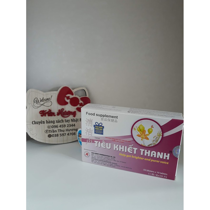 [Chính hãng ] TIÊU KHIẾT THANH - GIÚP GIỌNG NÓI TRONG SÁNG HƠN
