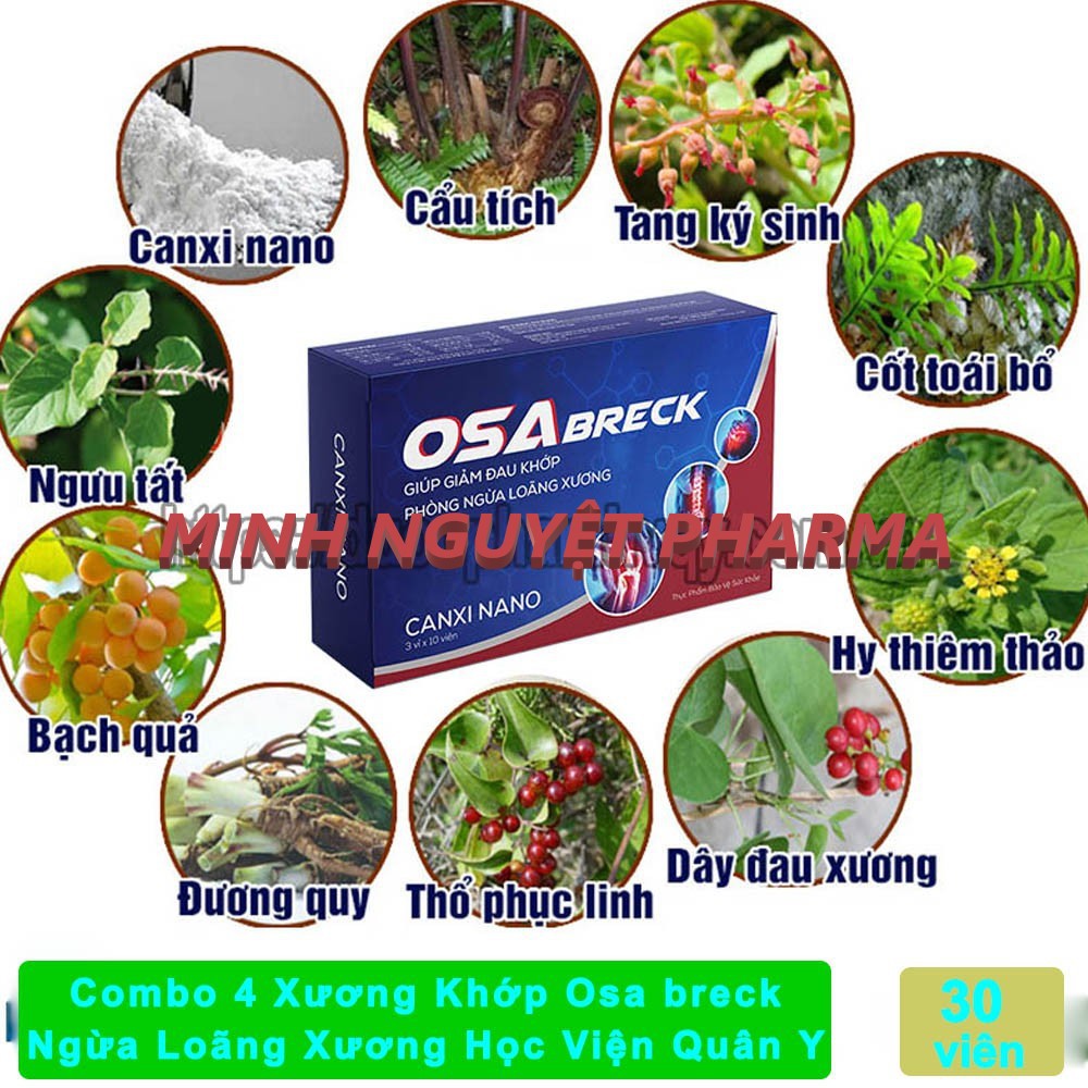 [CHÍNH HÃNG] OSA BRECK (CANXI NANO)-HỌC VIỆN QUÂN Y