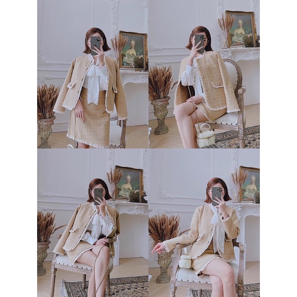 Set dạ tweed Cunnie pass