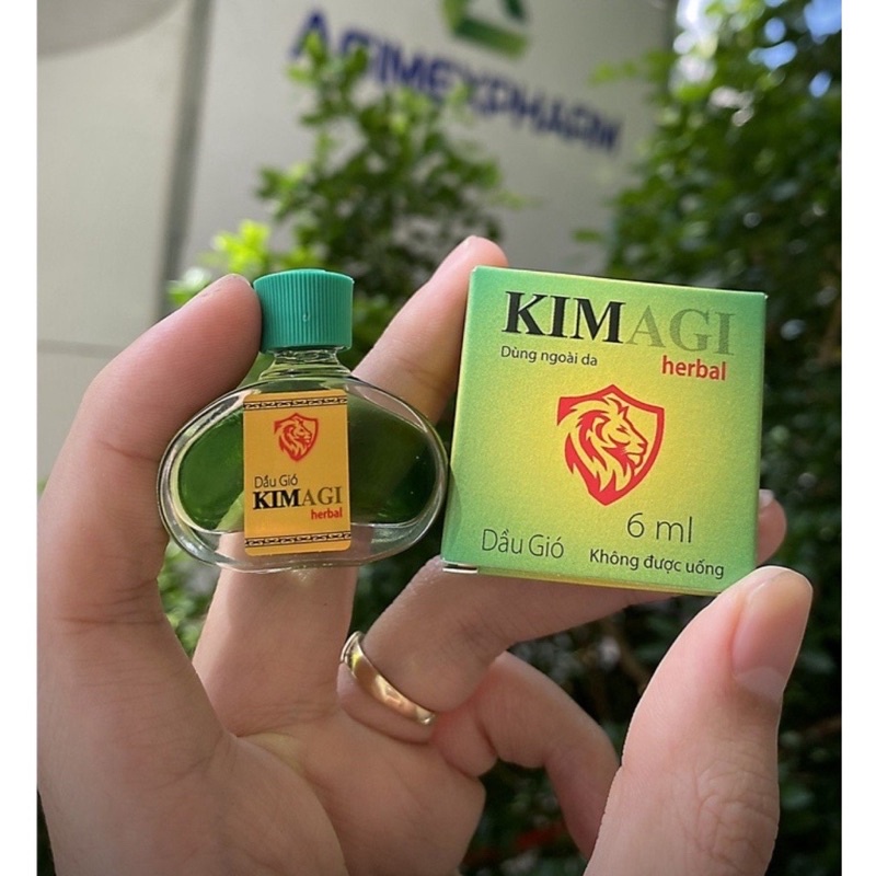 (Chính Hãng) Dầu Gió Kimagi Xanh 6ml- Công Ty Dược Agimexpharm
