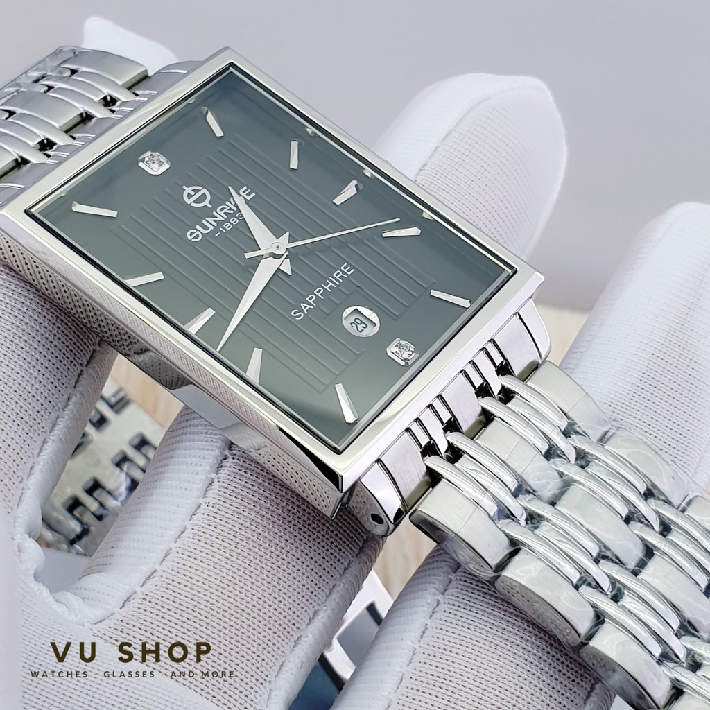 Đồng hồ nam SUNRISE 1190SA - Chính hãng, Kính Sapphire