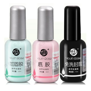 Bộ Hoa hồng ( Base, Top, Cứng móng)