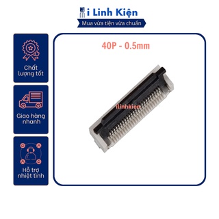 Socket fpc 40p 0.5mm khoá lật mở lên loại 1