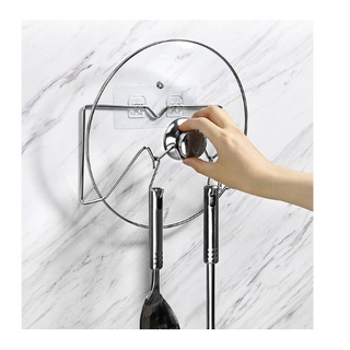 Kệ treo thớt, Giá đỡ nắp nồi, Kệ để nắp nồi inox 304 dán tường siêu chắc