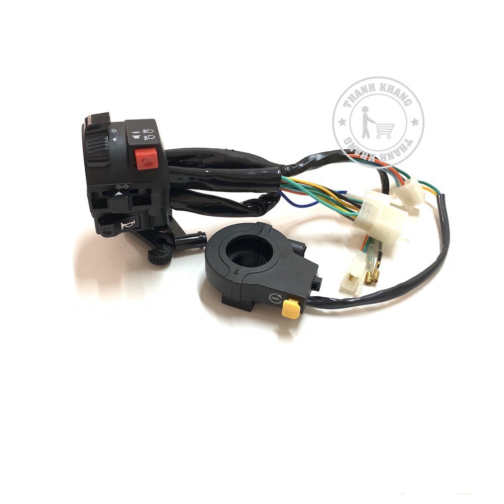 Bộ cùm công tắc trái wave phải đời đầu thanh khang 006001588 006001589 006001594