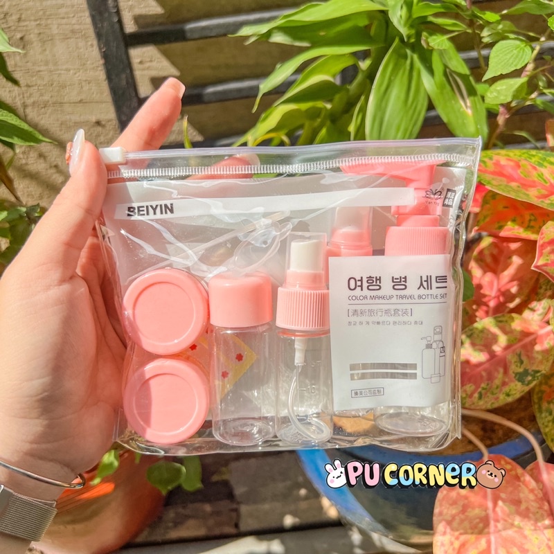 Bộ chiết mỹ phẩm du lịch 7 món đa năng