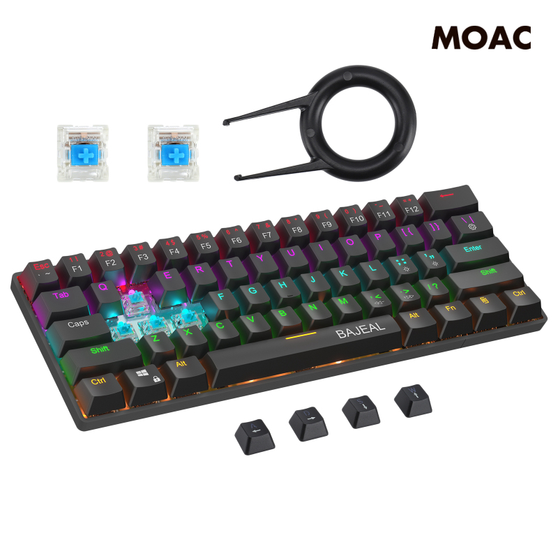 Bàn Phím Cơ Gaming 60% 61 Phím Chống Mờ Cho Game Thủ | BigBuy360 - bigbuy360.vn