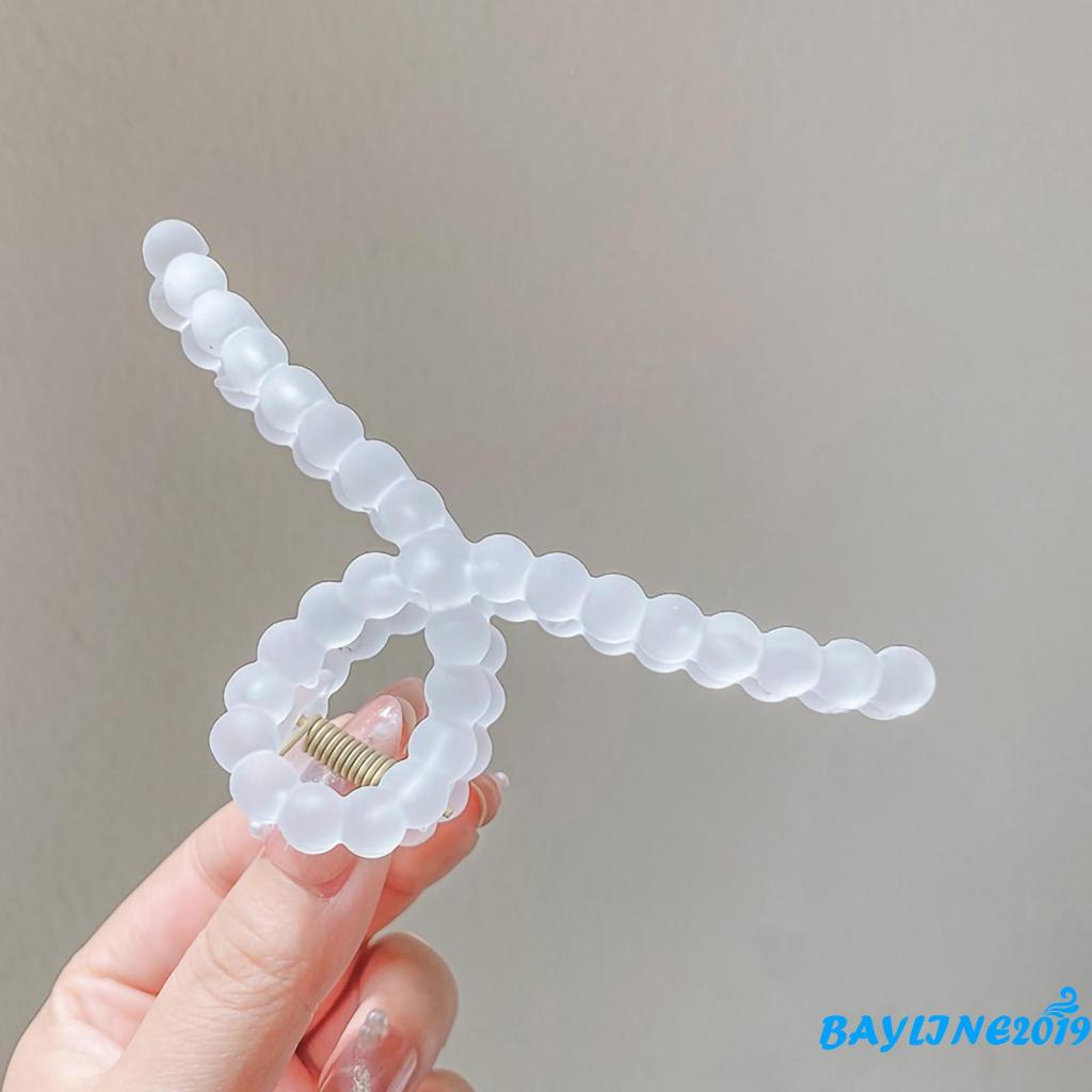 Kẹp tóc dày chống trượt màu hồng/trắng/vàng/xanh lam tùy chọn cho nữ