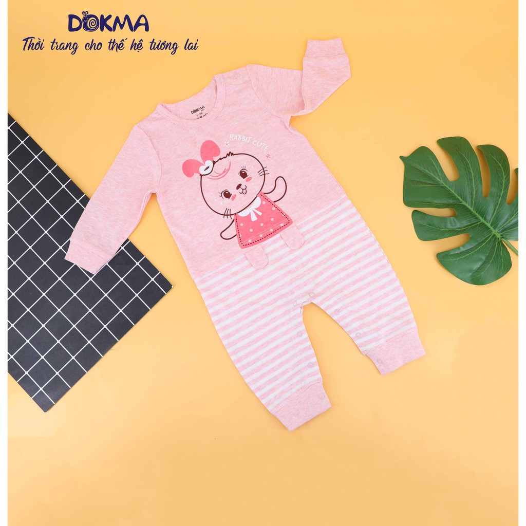 DMB202 Bộ Body cài vai dài tay Dokma (3-12M)