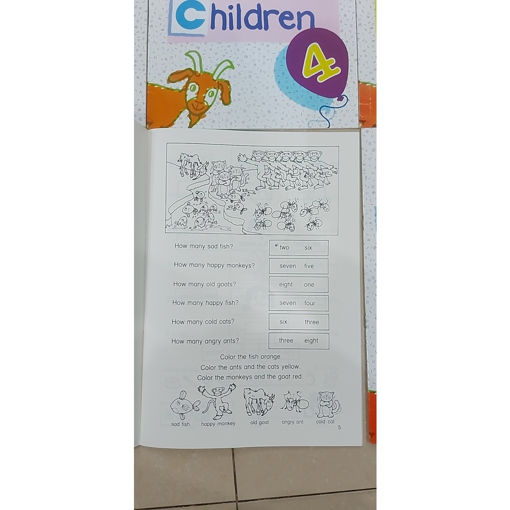 vở activity book for childen