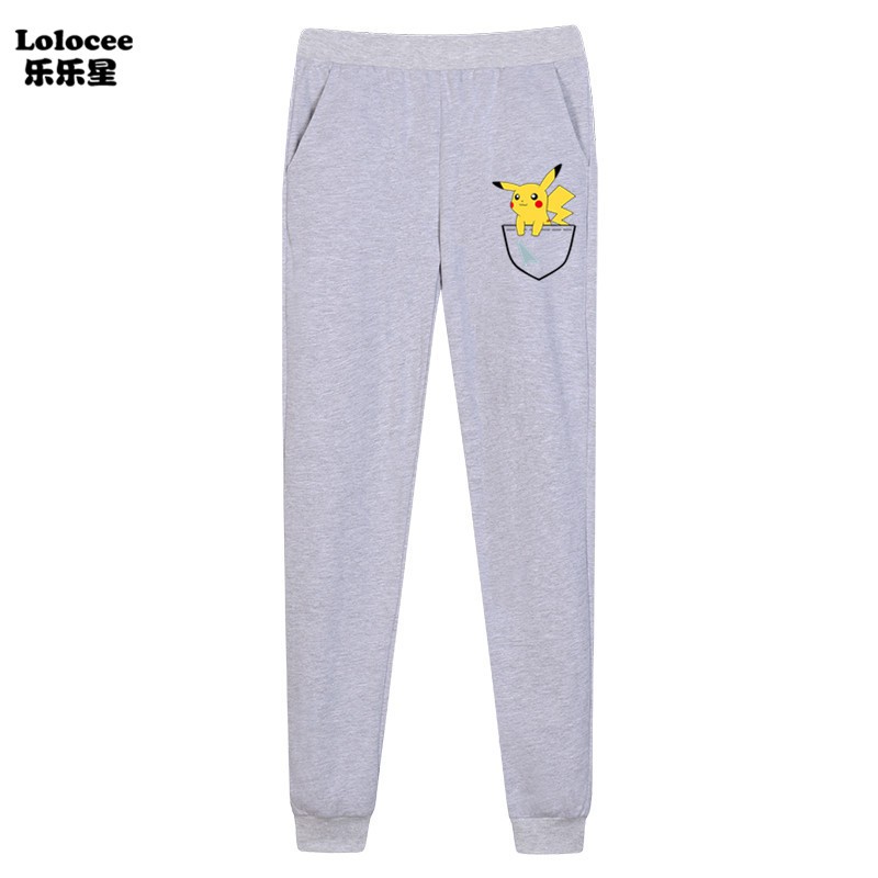 Kids Pokémon detective Pikachu anime Pants Boys long trousers Student casual pants