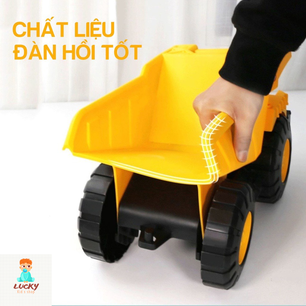 Đồ chơi trẻ em , ô tô đồ chơi xe công trình cỡ lớn chất liệu nhựa ABS cao cấp an toàn cho bé thỏa sức vui chơi