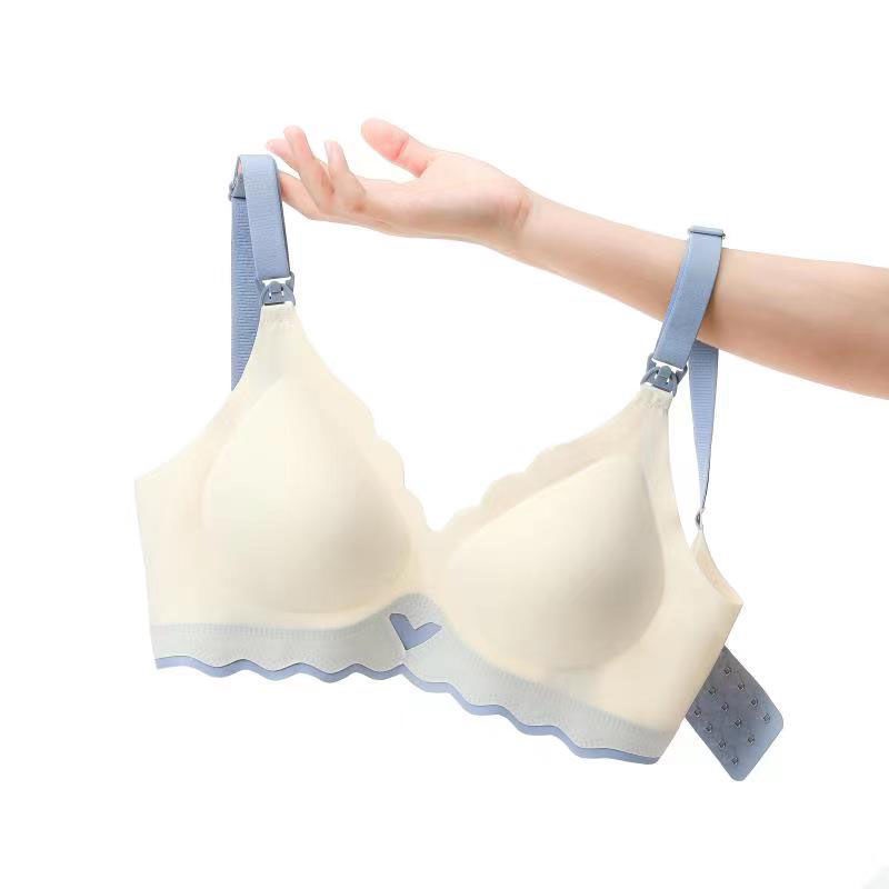 Áo Ngực Thể Thao Không Gọng Không Đường May Chống Chảy Xệ Thoáng Khí Thoải Mái Cho Mẹ Bầu