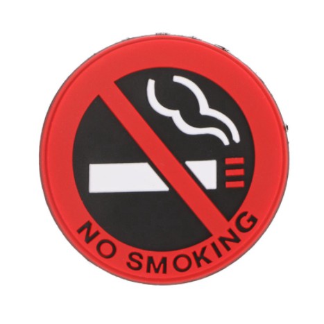 Decal Sticker 3d no smoking Dán Cảnh Báo Cấm Hút Thuốc Cho Xe Hơi ô tô