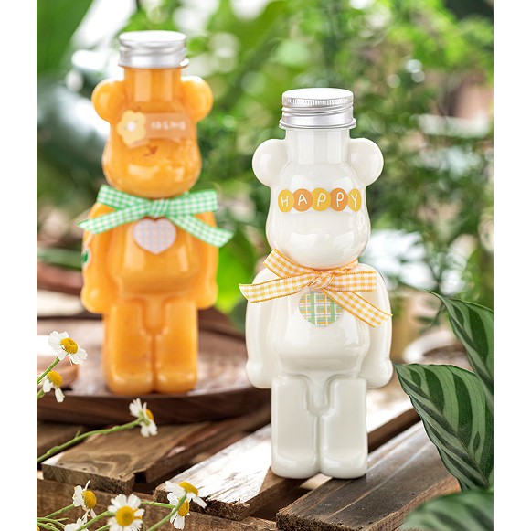 Bình nước cute, chai đựng nước, bearbrick