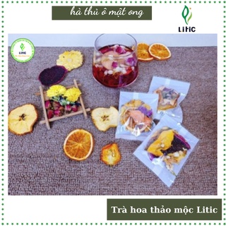 Trà Detox hoa quả khô Litic thải độc , giảm cân thanh lọc cơ thể , tăng đề kháng giúp da chắc khỏe , tươi mới mỗi ngày (
