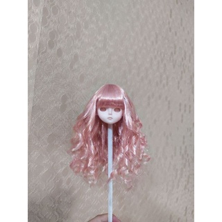 Tóc giả tơ lụa cao cấp handmade dành cho búp bê 1/6 bjd.