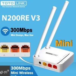 hot Bộ thu phát Wifi 2 râu 300Mbps TOTOLINK N200RE-V3 - Hãng Phân Phối Chính Thức