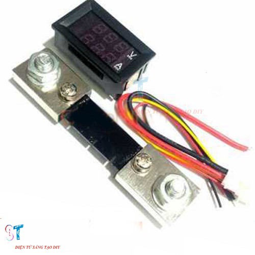 Đồng Hồ Đo Dòng Đo Áp 0-100VDC/100A Có Trở Shunt Đi Kèm