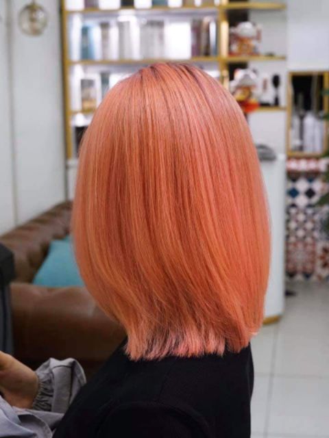 Thuốc Nhuộm Tóc Hot Trend Mùa Tết Mùi Thơm Không Rát Da Màu Cam, Cam Đỏ, Cam Đào - Hair Care Q4