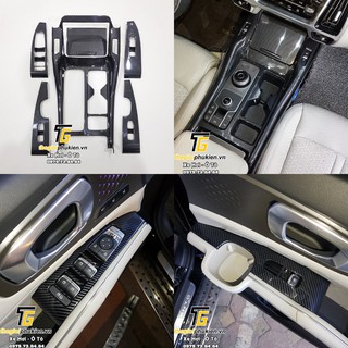 Ốp nội thất Kia Sorento 2021 cao cấp vân Carbon