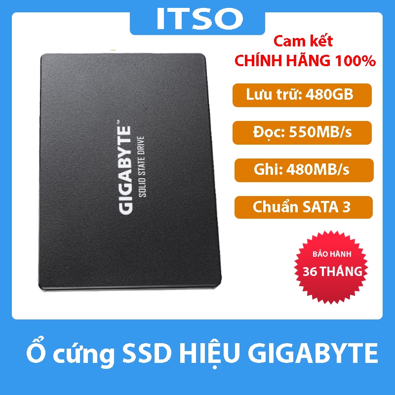 Ổ cứng SSD Gigabyte 120GB 240GB 500GB SATA 3 chính hãng