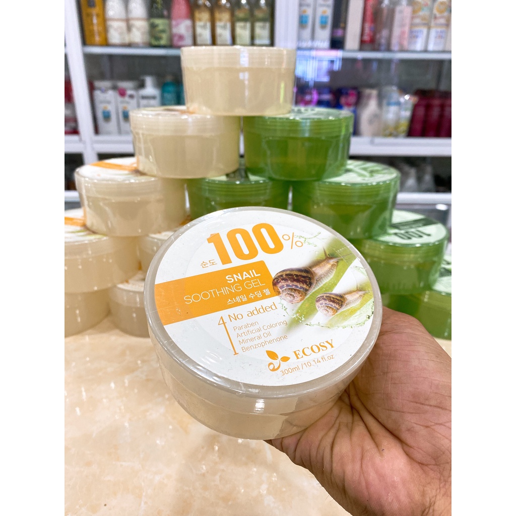 Gel Dưỡng Da Nha Đam, Ốc Sên Ecosy Soothing Hàn Quốc 300ml