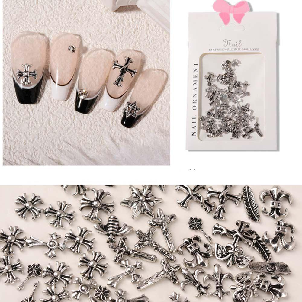 Bộ Dụng Cụ Làm Móng Nghệ Thuật MXMUSTY|Phụ Kiện Trang Trí Móng Tay 3D Bằng Hợp Kim Charms
