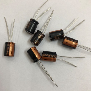 [COMBO 20 CÁI] Tụ Hóa Tụ Phân Cực 220uF 16V lelon....