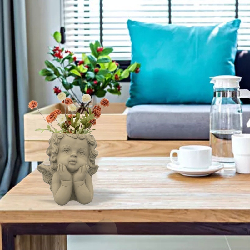 Khuôn Silicon Làm Chậu Hoa / Ống Đựng Bút / Chậu Hoa Trang Trí Nhà Cửa / Sân Vườn Diy