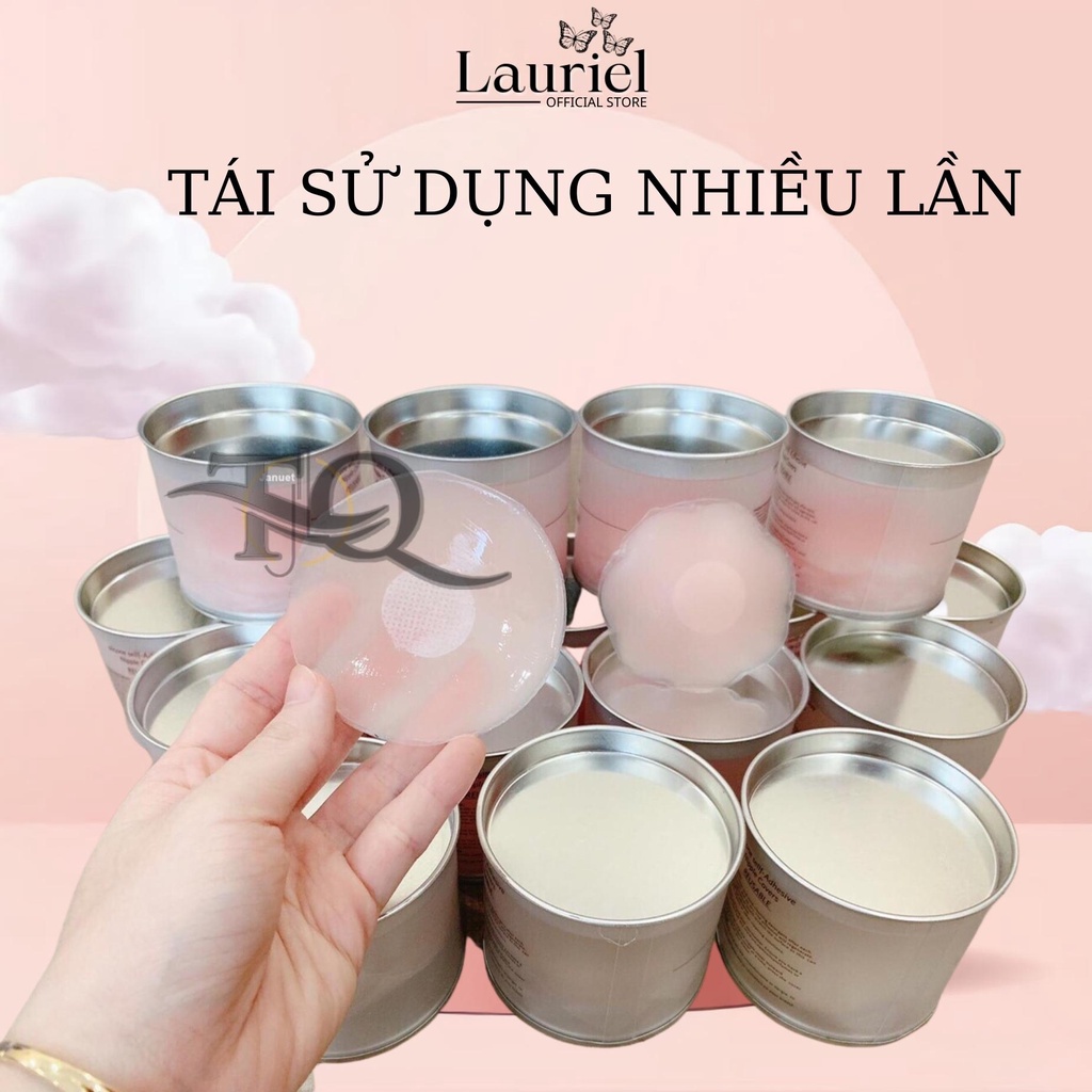 Miếng dán ngực đầu ti silicon núm vú phụ kiện đồ lót LAURIEL Limited Edition