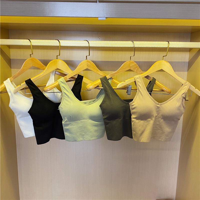 Áo Bra Thun Tăm Dáng Lửng Mẫu Mới 2299