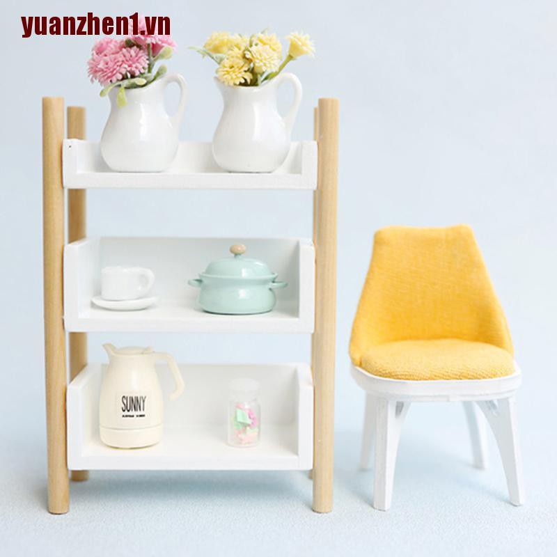 [YUANZHEN1] Chậu Hoa Trang Trí Vườn Nhà Búp Bê 1: 12