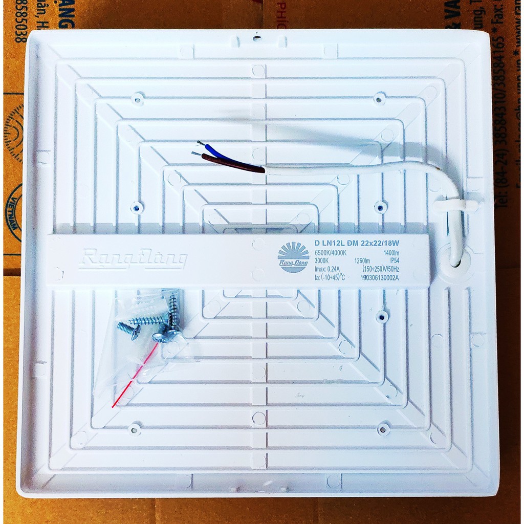 Đèn Led ốp trần cảm biến 18W Rạng Đông, loại tràn viền, LN12.RAD 220/18W bảo hành 24 tháng | BigBuy360 - bigbuy360.vn