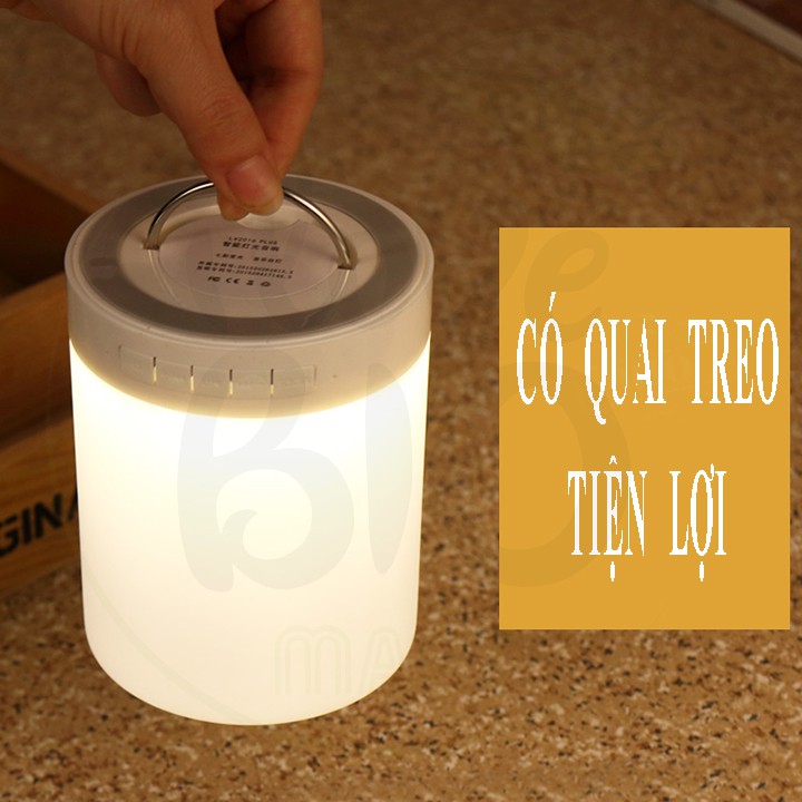 Loa Bluetooth Tích Hợp Đèn LED Cực Đẹp – Loa Bluetooth Đổi Màu Kiêm Đèn Ngủ, Âm Thanh Vòm, Bass Siêu Trầm – BIO97