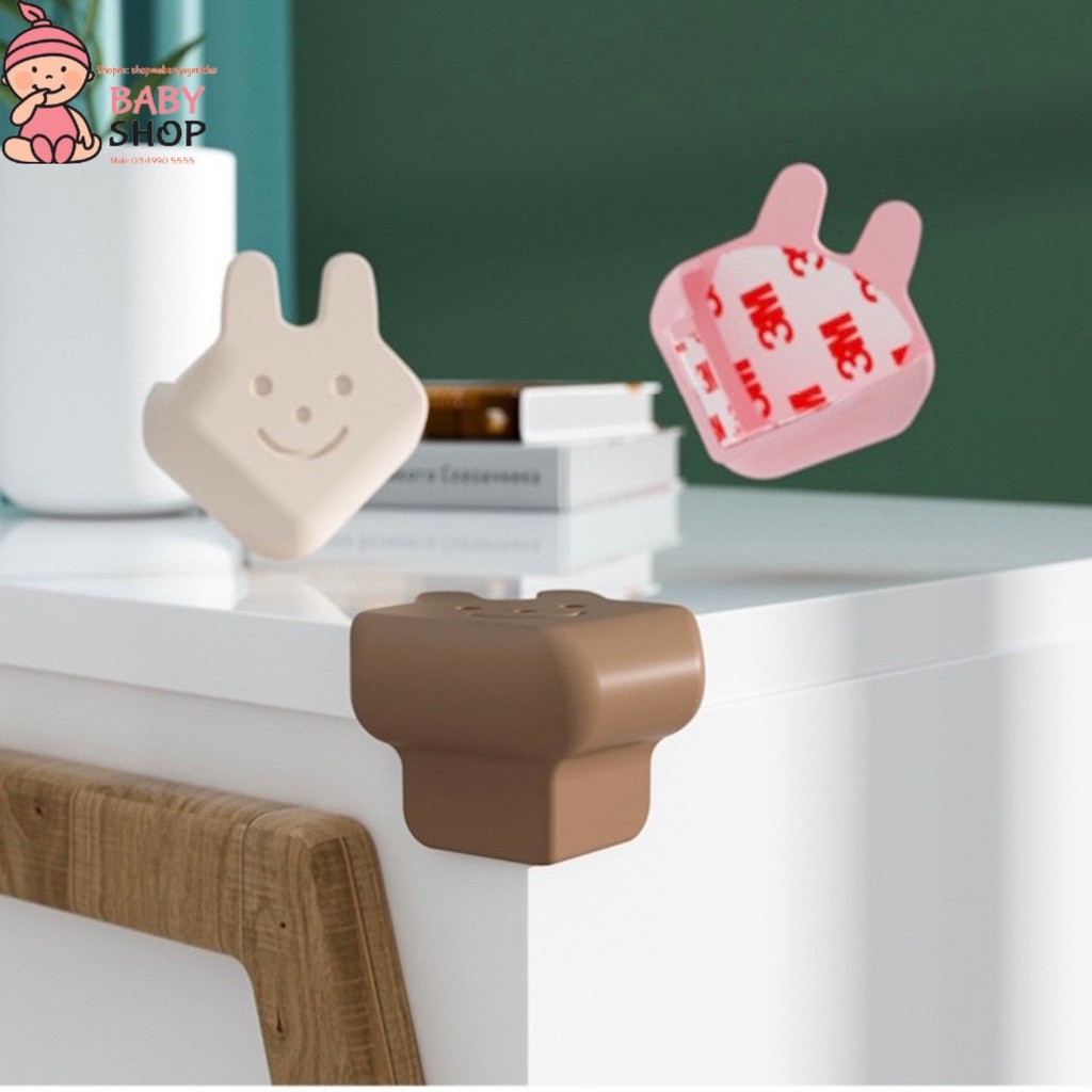Bịt góc bàn an toàn cho bé ,chất liệu Silicon hình thù dễ thương