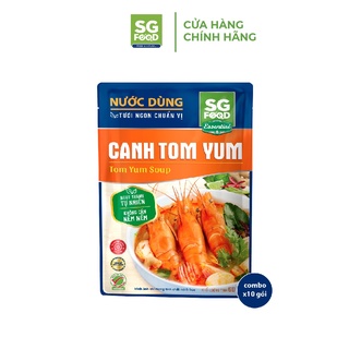 Combo 10 gói nước dùng canh tom yum sài gòn food 60g