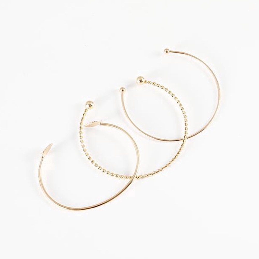 Bộ vòng tay kiểu dáng đơn giản thời trang cho nữ