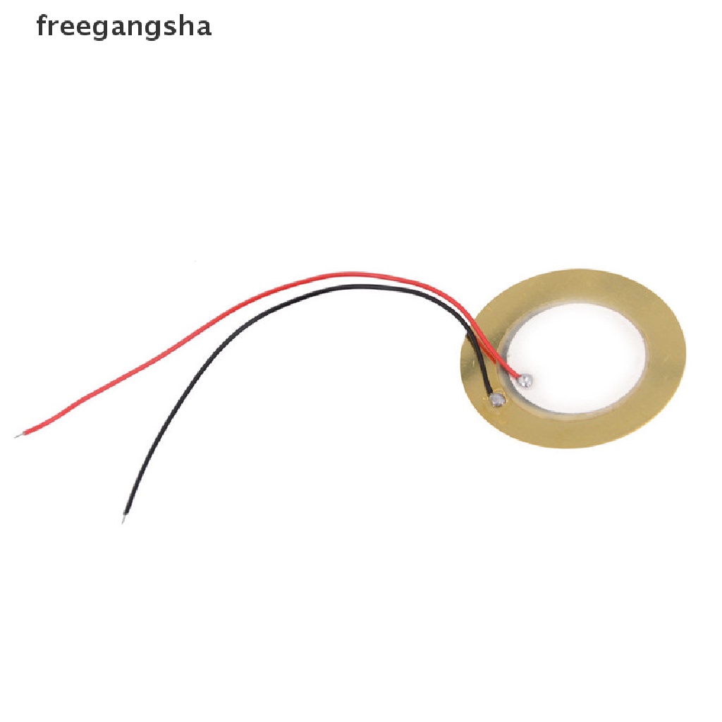 [FREG] 10 PCS 35mm Piezo Elements buzzer Sounder Sensor Trigger Drum Disc+ wire copper FDH