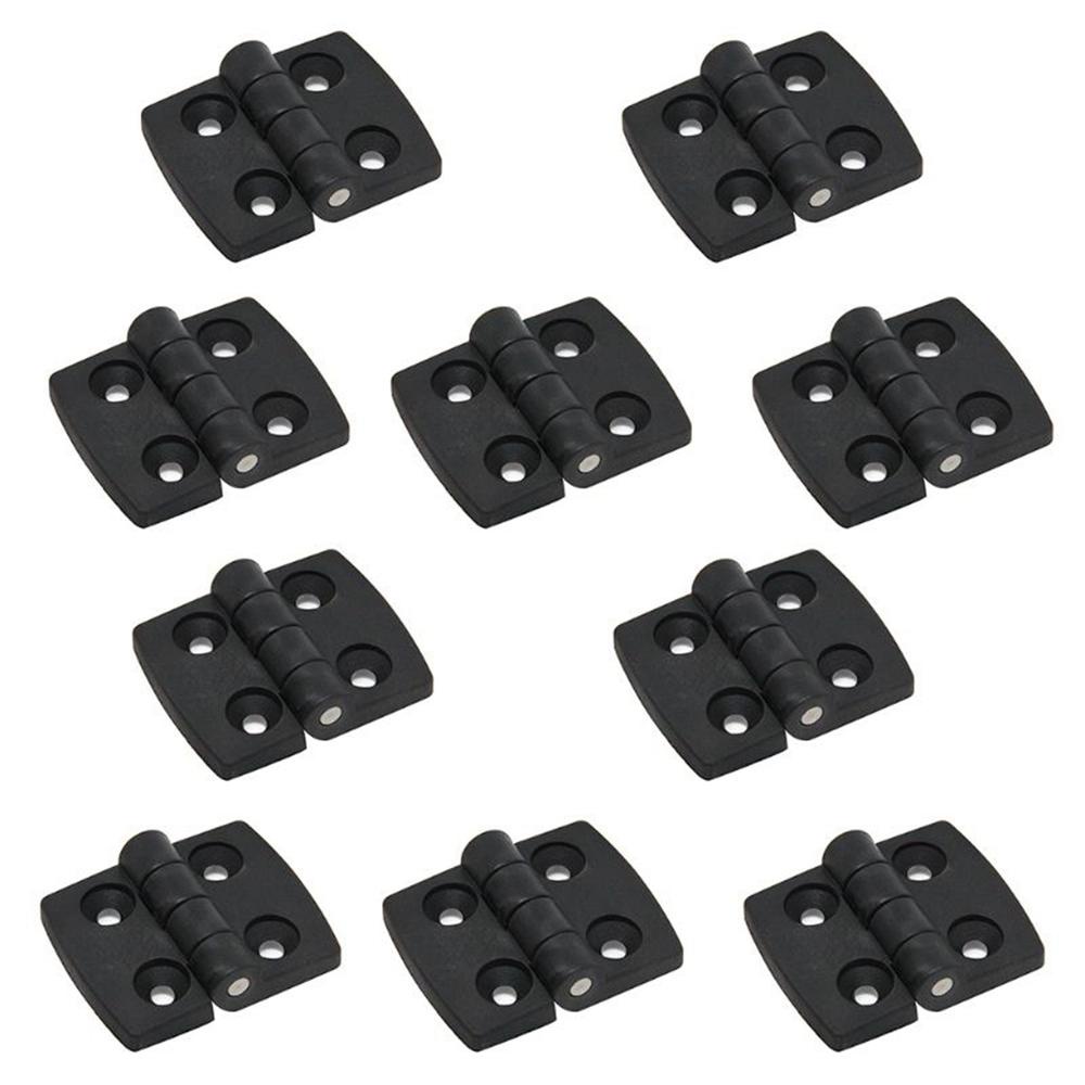 ELLSWORTH Bản Lề 4 Lỗ Màu Đen Kèm Ốc Vít Chịu Lực Chuyên Dụng Cho Tủ Quần Áo
