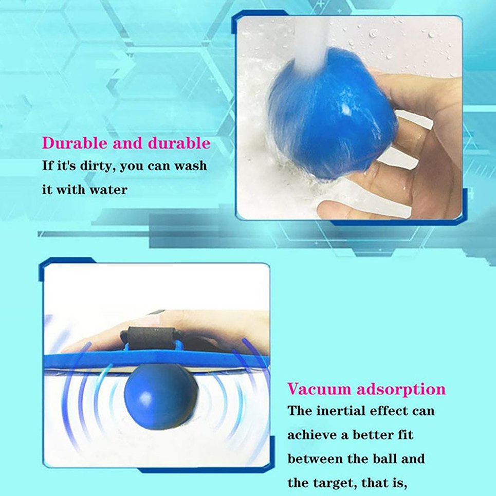 Throwing Balls Luminous Sticky On Ceiling Stick Wall Ball Sticky Squash Ball